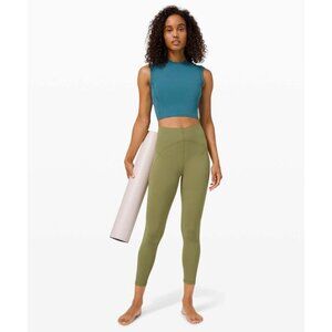 Lululemon 8 Unlimit High-Rise Tight 25" Bronze Green GUC